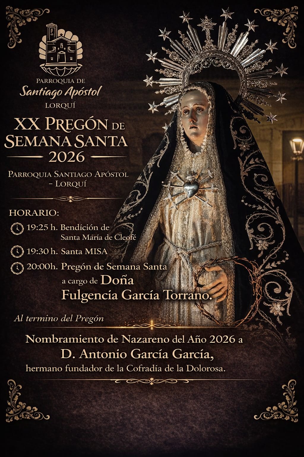 XX PREGÓN SEMANA SANTA 2026